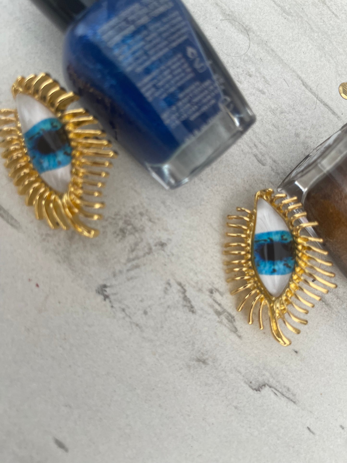 Evil eyes earrings