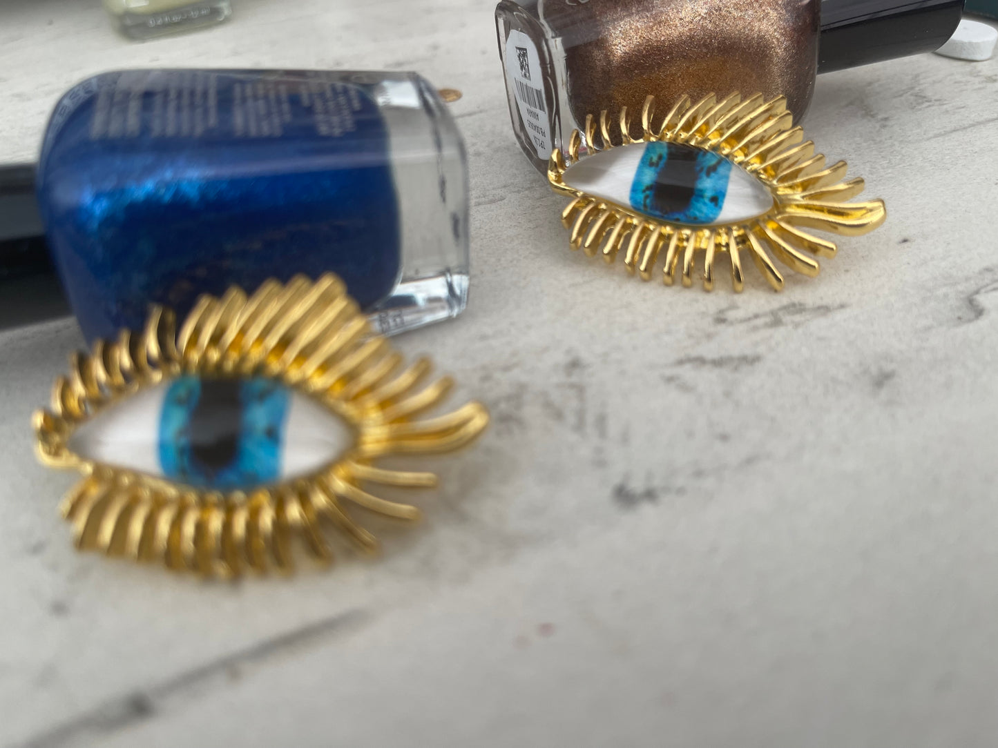 Evil eyes earrings