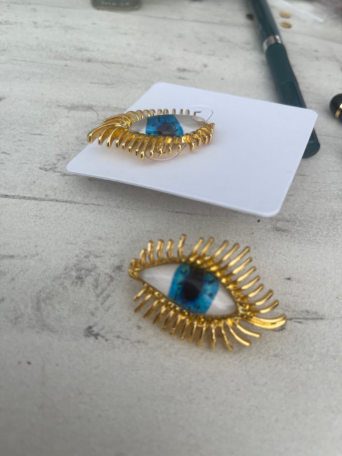 Evil eyes earrings