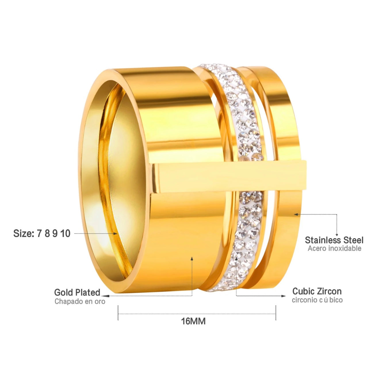 Ofira bold 14k on sale gold ring