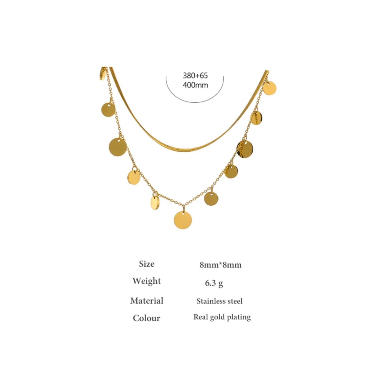 Diane gold necklace